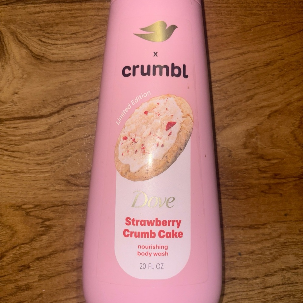 Dove x Crumbl Strawberry Crumb Cake Body Wash